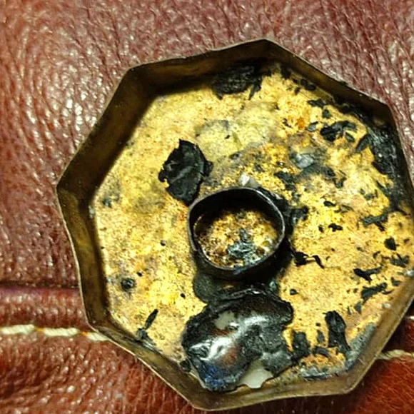 Antique/ Old Vintage Hammered Bronze Tealight Lantern Candle Holder - Picture 9 of 11